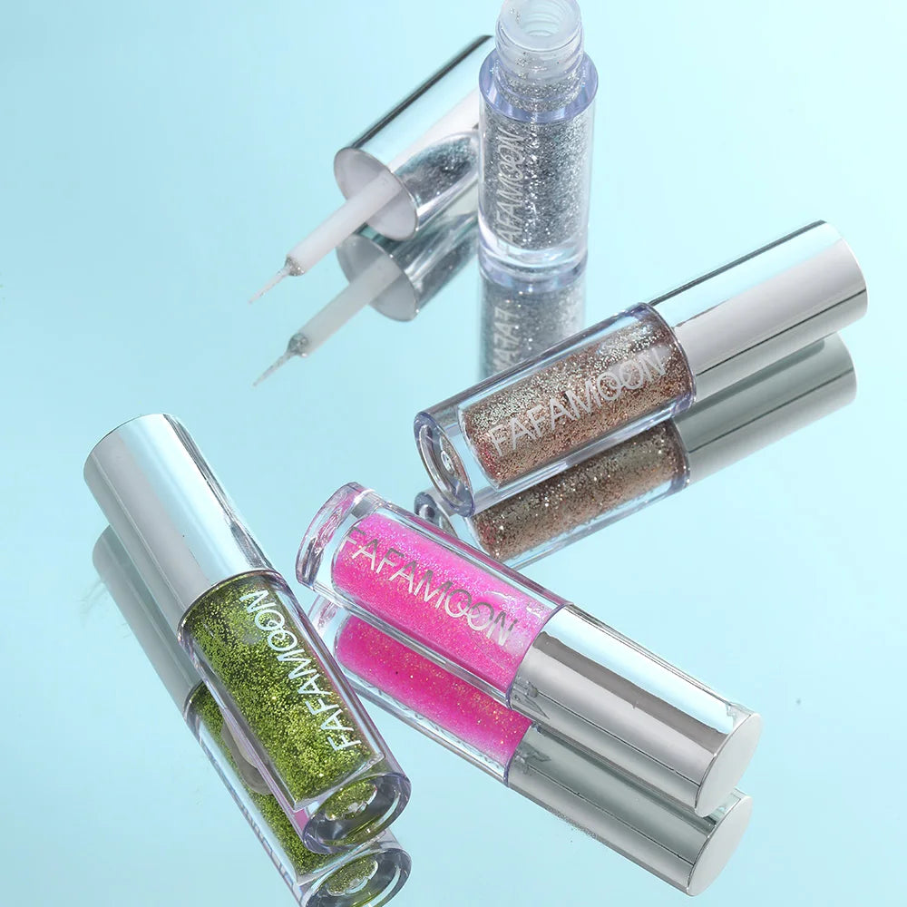 Slim Shiny Eye Liners Eyeshadow Liquid Pencil Pearlescent Silkworm Stick Waterproof Diamond Glitter Sequins Eyeliner Makeup