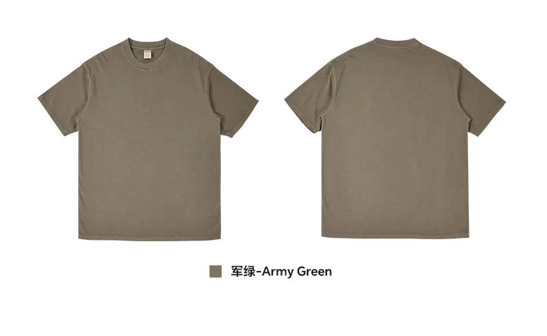 man's Summer T Shirt 2026 New Aged T-shirt short-sleeved Pure Cotton Loose short-sleeved Tshirt Men Clothing DingdianWY280