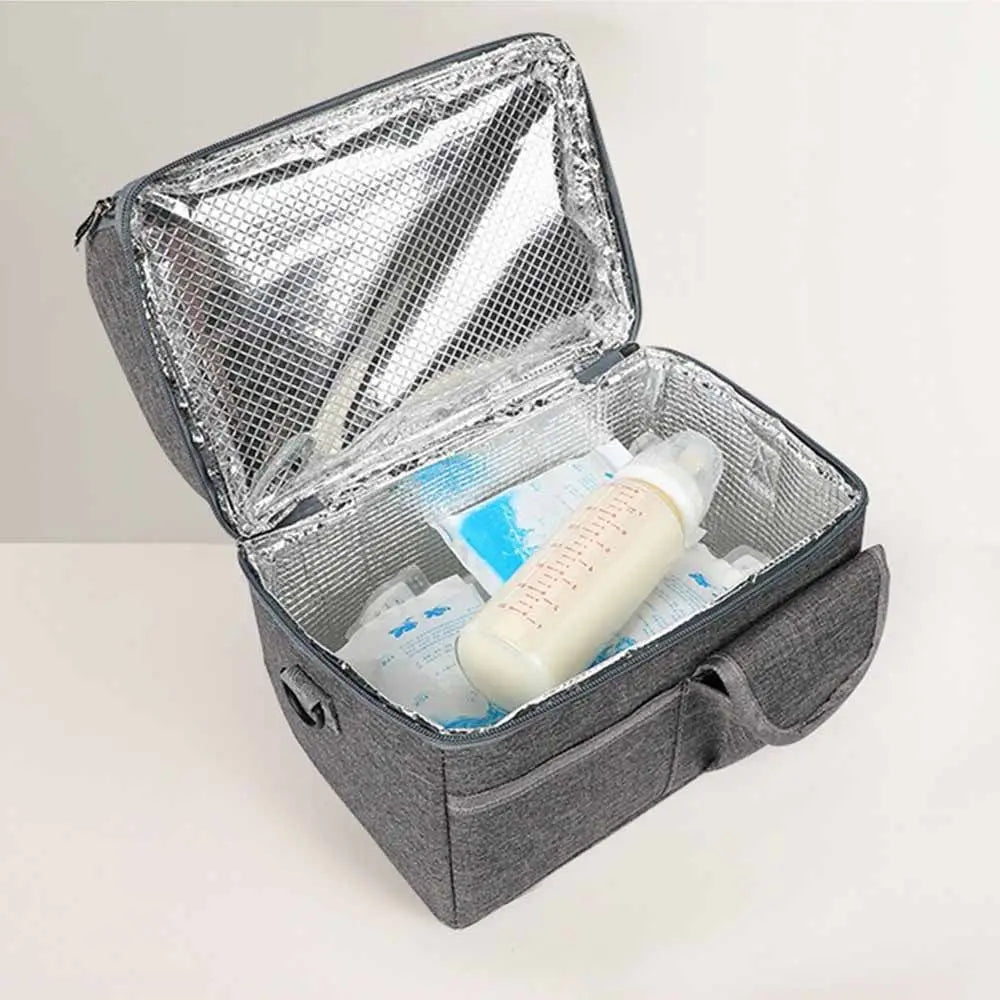 Portable Thermal Lunch Bag Waterproof Double Thickened Cooler Pack Aluminum Foil Large Capacity Insulated Food Storage Office