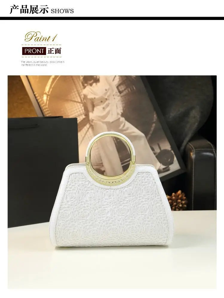 Fashion Popular Women's Bag High Quality Crocodile Pattern Shoulder Bag Trend Brand Genuine Leather Crossbody Bag Luxury Handbag