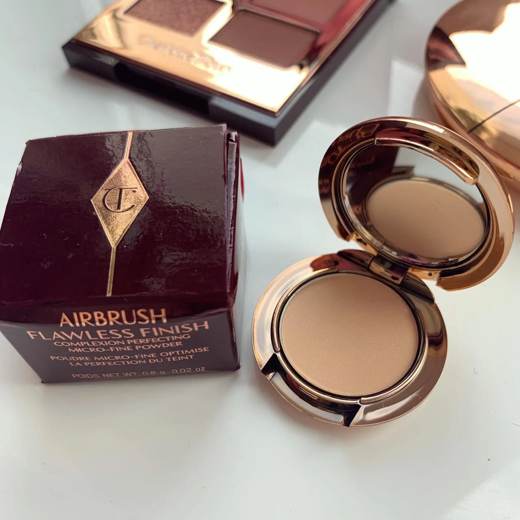 Charlotte Tilbury Lip Balm Facial Setting Powder Delicate Texture Flawless Liquid Foundation Cosmetics Moisturize Setting Spray