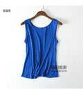 TAJIYANE 70% Mulberry Silk Tank Tops for Woman Elegant Sleeveless Summer Tops 2025 Solid Color Silk Vest Ladies Clothes кроп топ