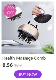 Electric Ion Hair Brush Portable Mini Small Hair Magic Beauty Brush Negative Ion Hair Comb Hair Styling Tool Comb