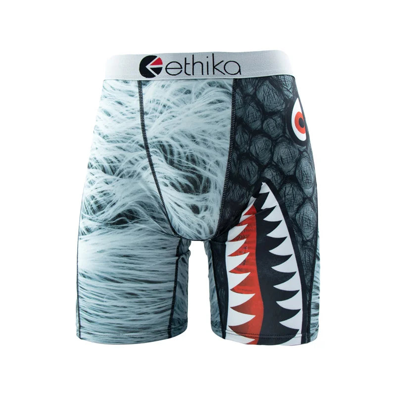Ethika Men's Boxers Breathable Mesh Crotch Trunks Plus Size S To 3XL Comfort Fit