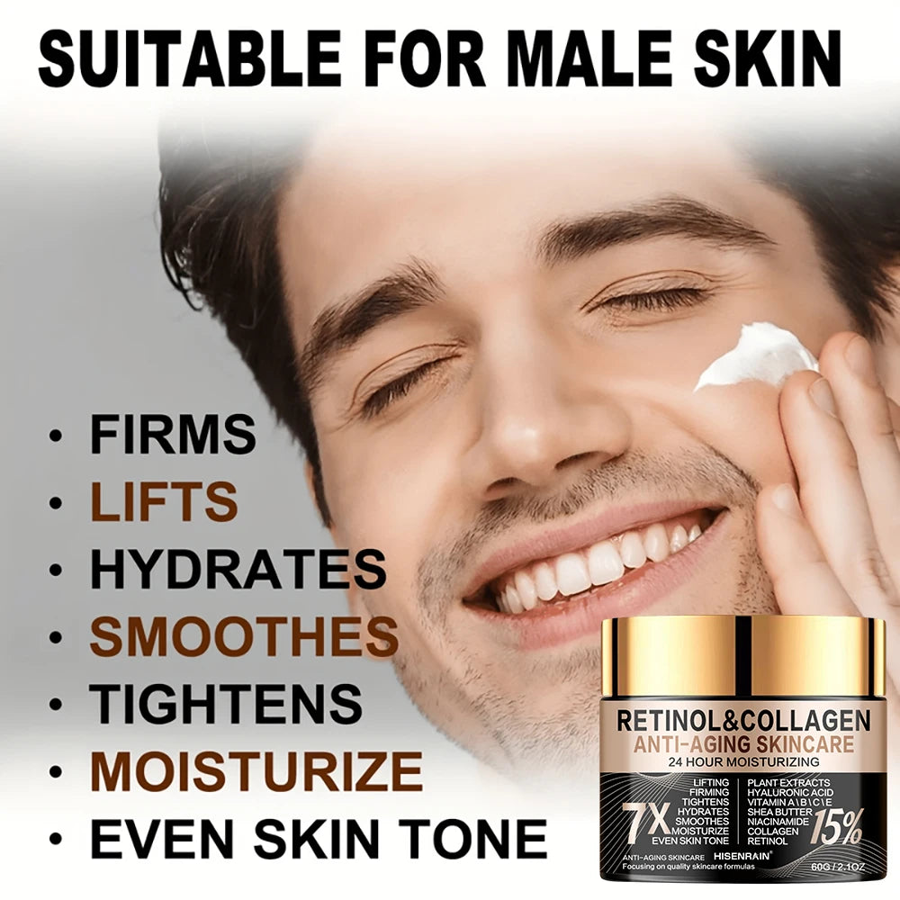 HISENRAIN Retinol Collagen Eye Cream - Anti-Aging Moisturizer