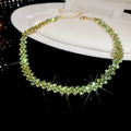 Luxury Shiny Full Rhinestone Choker Necklace For Women'S Personalized Geometric Crystal Necklaces Wedding Jewelry Gifts