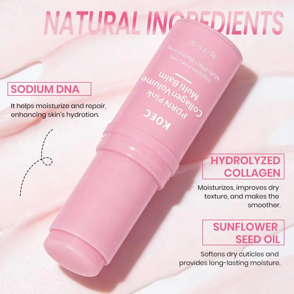 KOEC Multi Balm Stick Nourishing Smoothing Anti Wrinkle Hydrating Face Neck Local Repair Solid Skincare Stick Full Skin Type