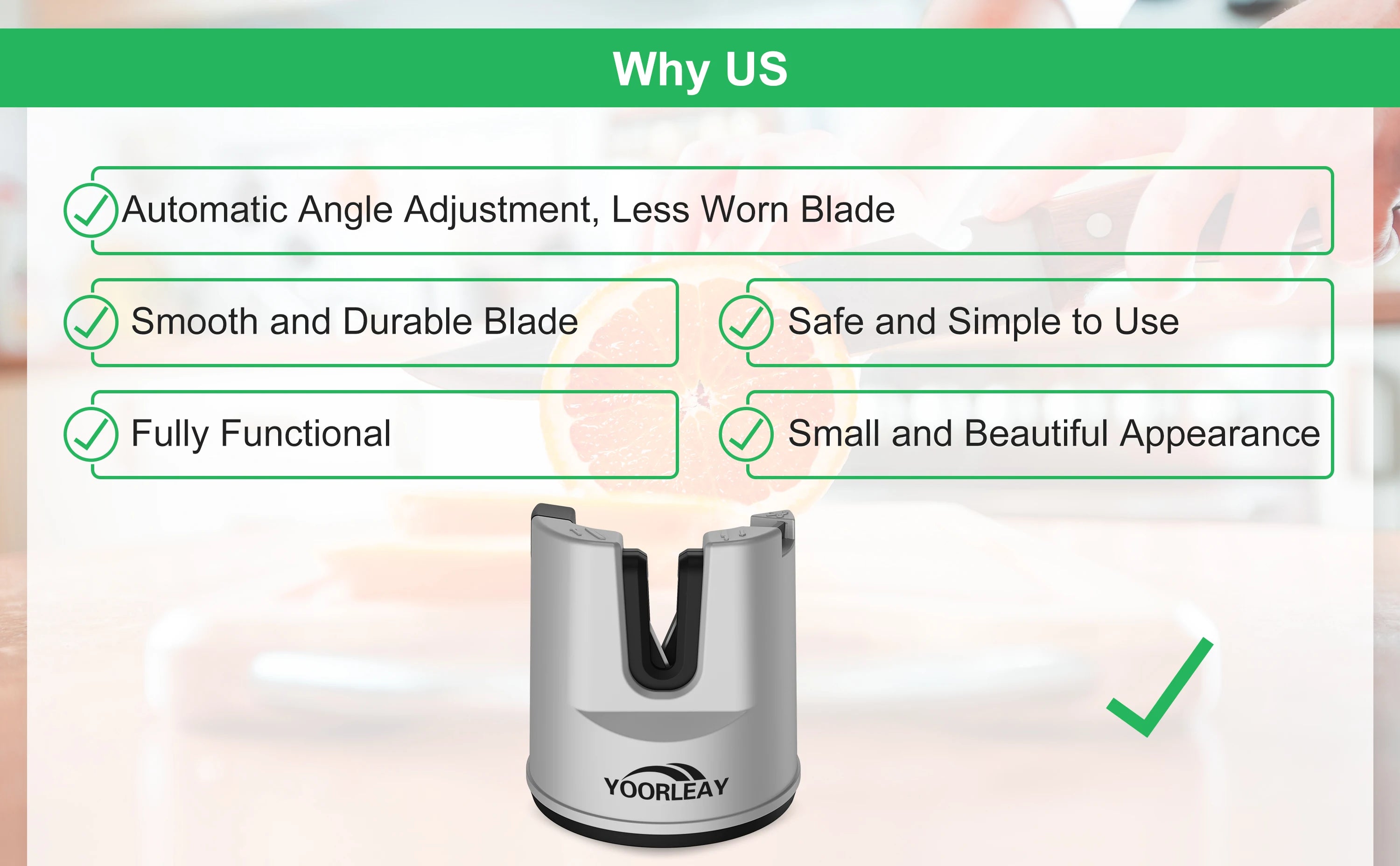 Afilador de Cuchillos de Cocina, Herramienta Multifunción de Afilado de Cuchillos con Ventosa Fija para Cuchillos Rectos y Dentados, Tijeras