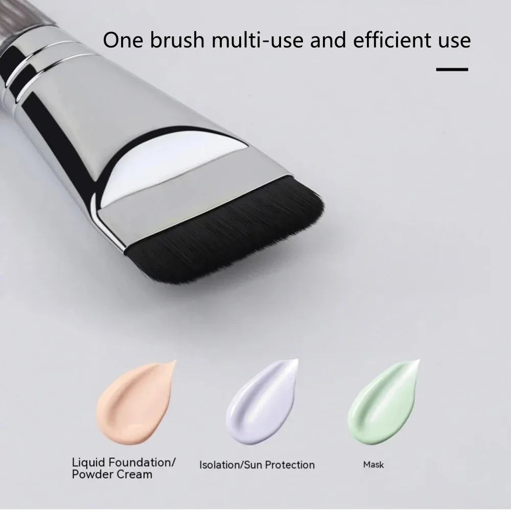 -New Foundation Brush Korean Makeup Brush Ultra-Thin One-Line Mask Brush Primer Concealer Brush