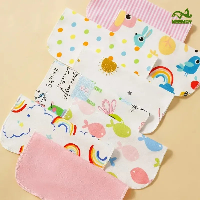 8Pcs Cotton Newborn Baby Towels Set Saliva Towel Nursing Towel Baby Boys Girls Bebe Toalha Washcloth Handkerchief Cloth Wipes
