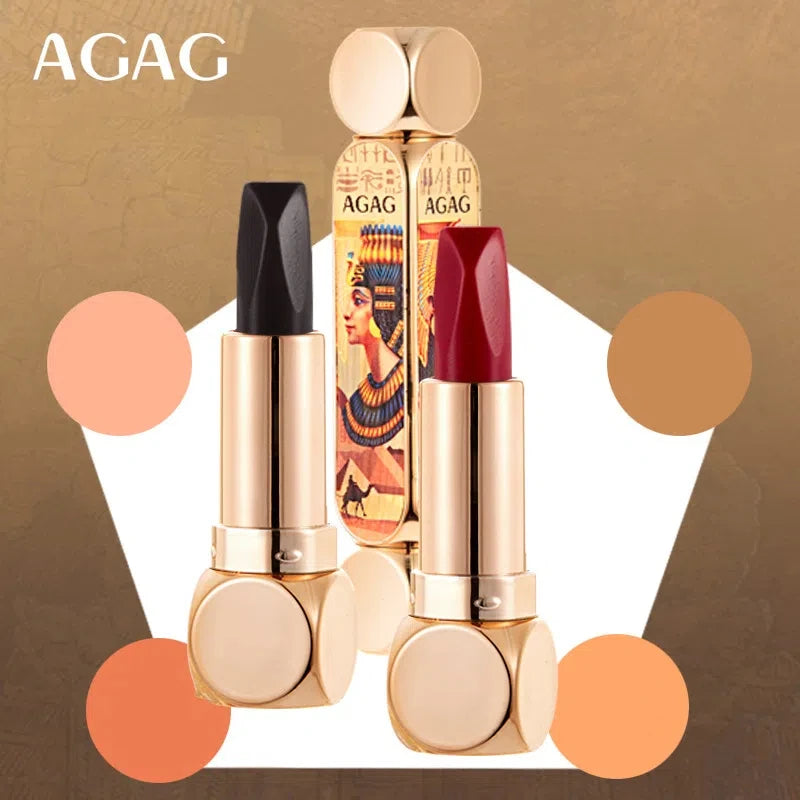 AGAG Magic 6 Colors Lipstick Double Tube Mist Waterproof Non-stick Cup Moisturizing Easy To Use Long-lasting Cosmetics Makeup