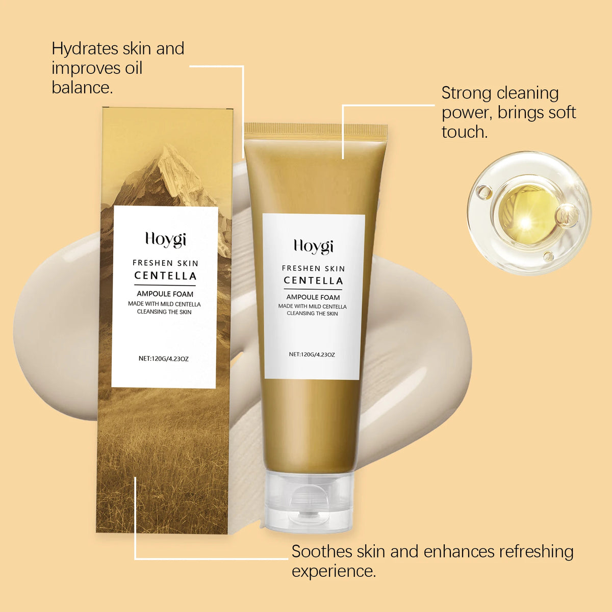 Eelhoe Centella 3-Step Skincare Set - Cleansing Oil, Foam & Serum