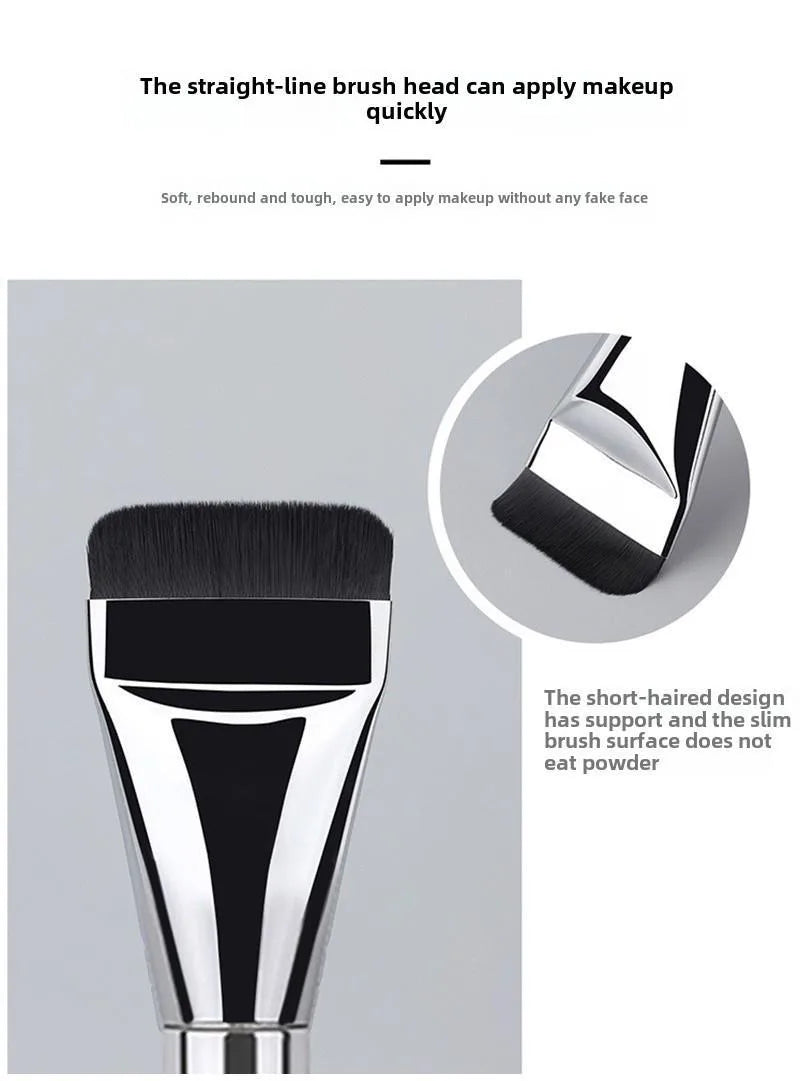 One-word foundation brush flat head base makeup brush concealer brush contour brush makeup tool brush student makeup tool