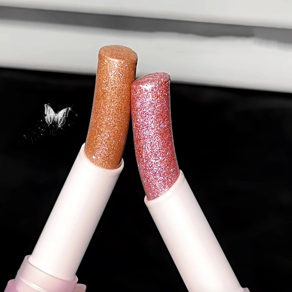 Jelly Brightening Eye Shadow Stick - Shimmer Creamy Eye Crayon, Easy-Blend Long-Lasting With Twist-Up Applicator