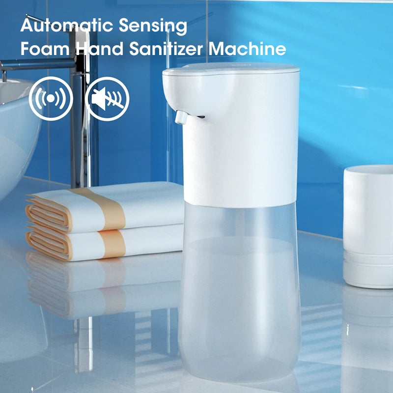 Dispensador de jabón automático sin contacto inteligente infrarrojo con espuma, máquina de espuma de limpieza de manos con inducción USB para cocina y baño