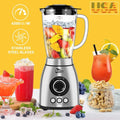 Uten 68oz Countertop Blender 42000RPM 5/18 Speed Juicer Smoothie Maker