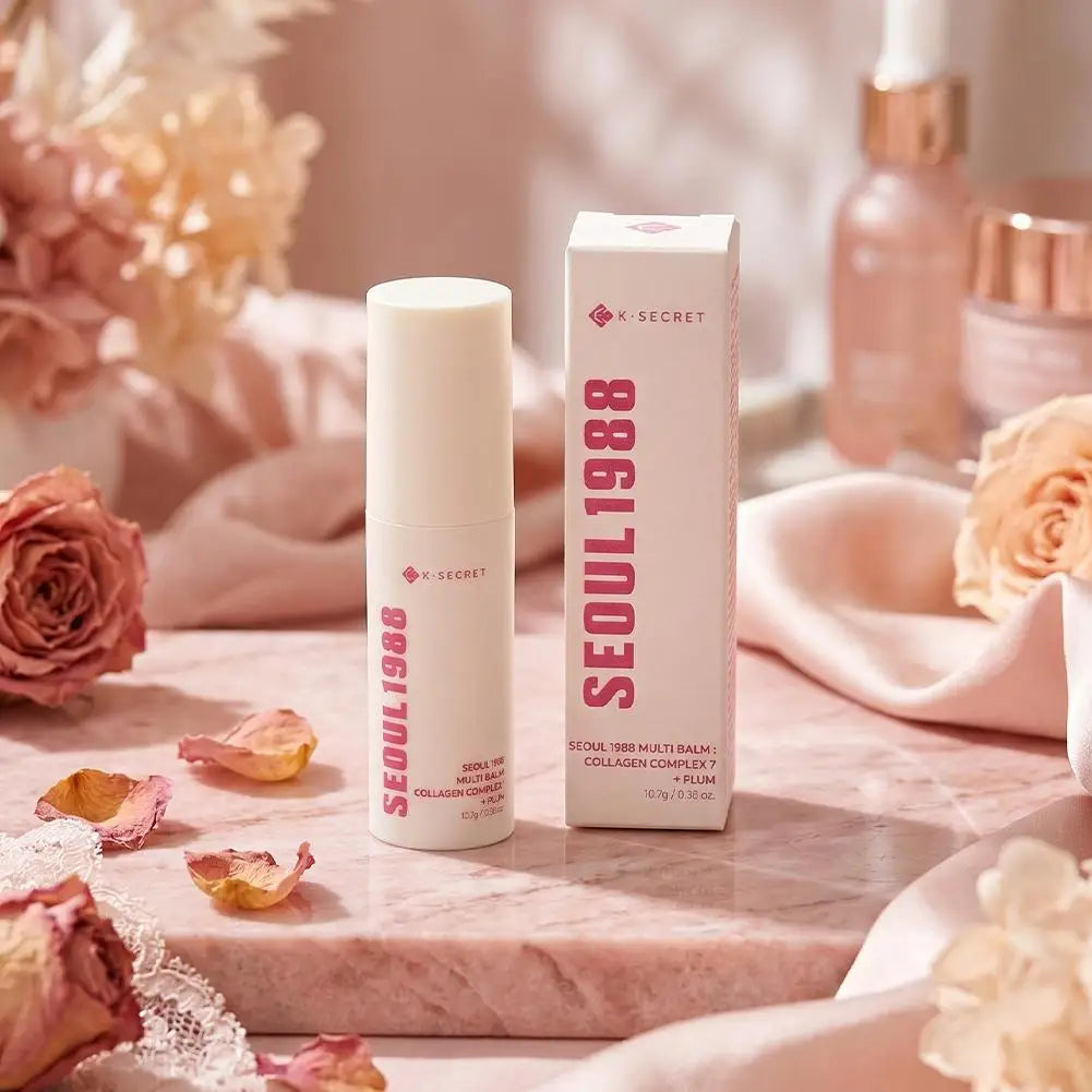 Korea SEOUL 1988 Collagen Complex Multi Balm Stick 10g Deep Hydrating Firming Anti-Aging Multi-Purpose Balm Skin Care