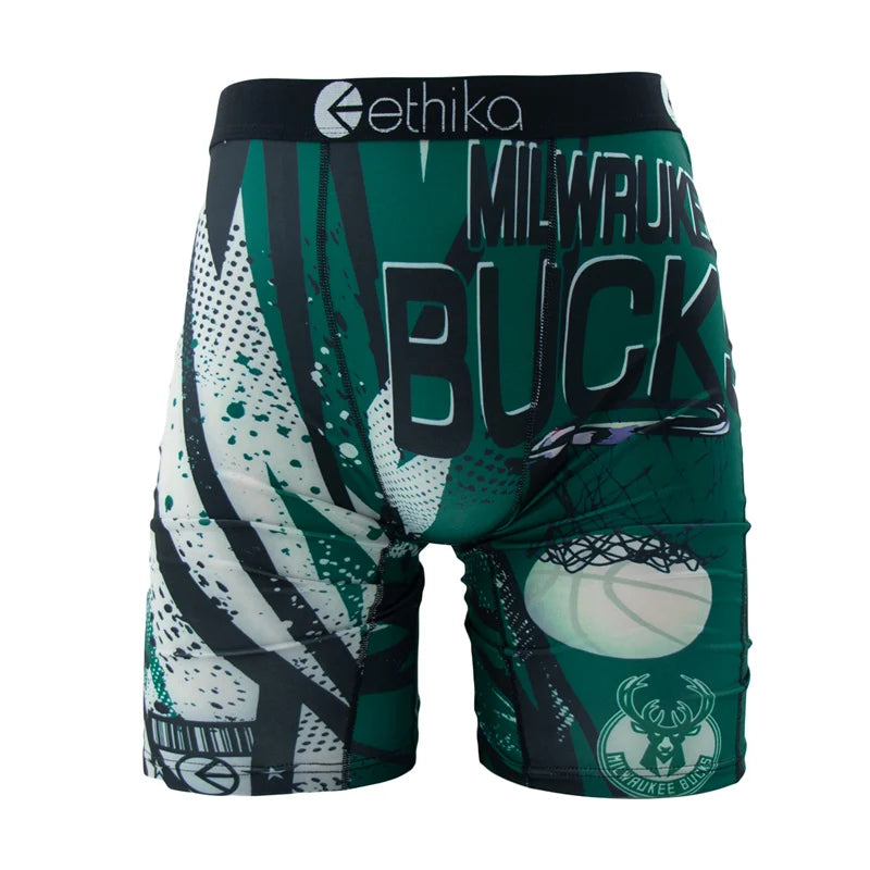 Ethika Men's Boxers Breathable Mesh Crotch Trunks Plus Size S To 3XL Comfort Fit