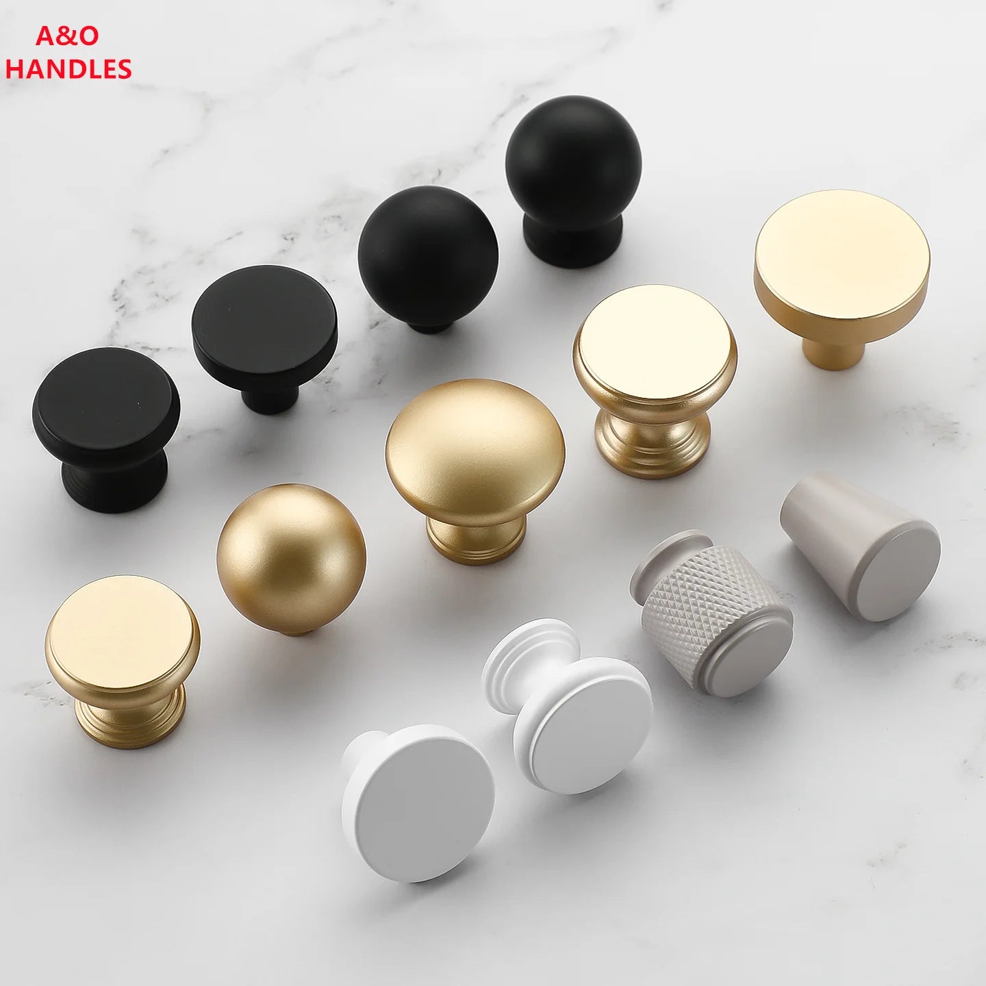 Handles Drawer Cabinet Furniture Kitchen Handles for Cabinet Knob Door Drawer Furniture Kitchen Golden Silvery European Style