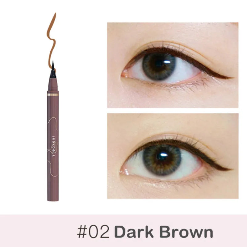 Judydoll Ultra-Fine Liquid Eyeliner Pen Matte Lying Silkworm Eye Lash Pencil Fast Dry Smooth Lasting Eye Shadow Stick Makeup