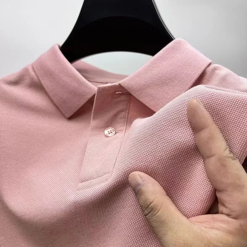 2026HighQuality Breathable Men Polo Shirts Casual Solid Color Short Sleeve Polo Shirt For Men/Women Summer Desiger Gift Clothing
