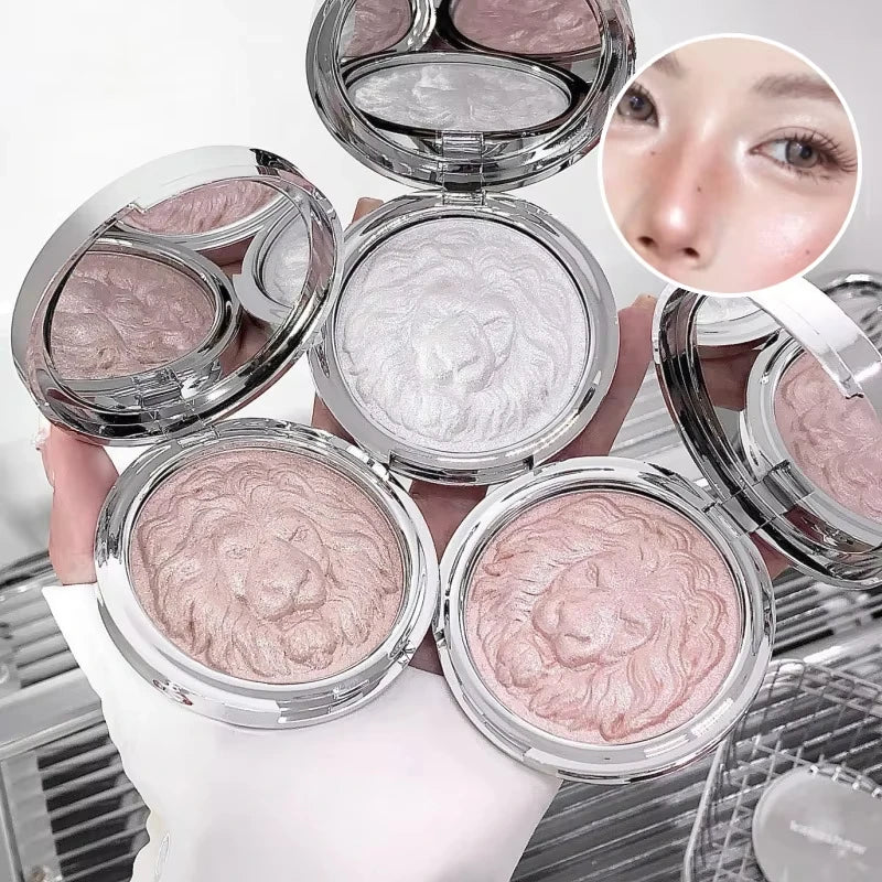 Lion Series High-Gloss Powder, Clear & Glittering, Fine Pearlescent Luster, High-End Texture, Long-Lasting High-Gloss Paste