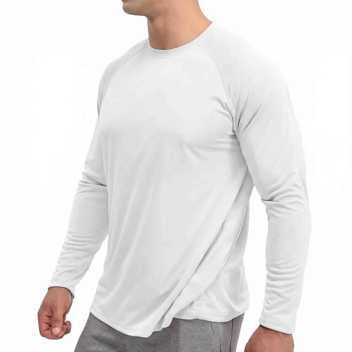 Tacvasen Sun Protection T-Shirts Summer Upf 50+ Mens Long Sleeve Quick Dry Athlectic Sports Hiking Performance T-Shirts Tee Tops
