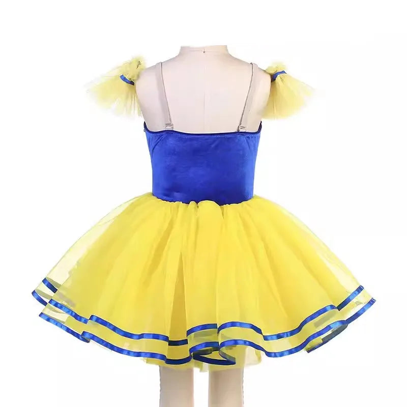 Girls Clothes Ballerine Baby Dresses Vestido Outfit Girl Ballet Leotards Robe Fille Summer Kids Ballet Dress Tutu Dance Costumes