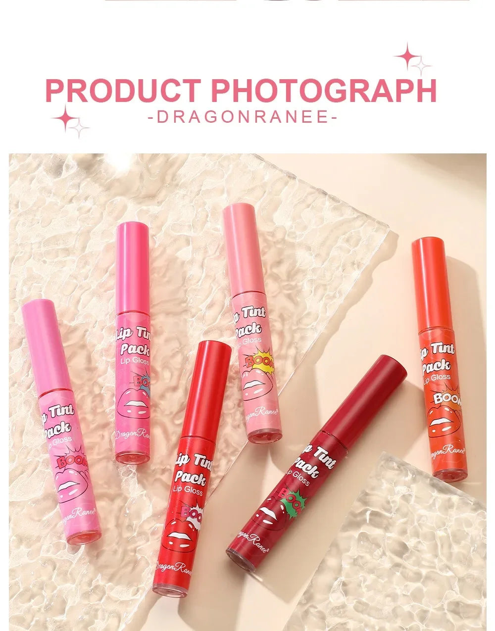 Dragon Ranee Peel-Off Lip Stain - Waterproof Matte Liquid Lip Glaze