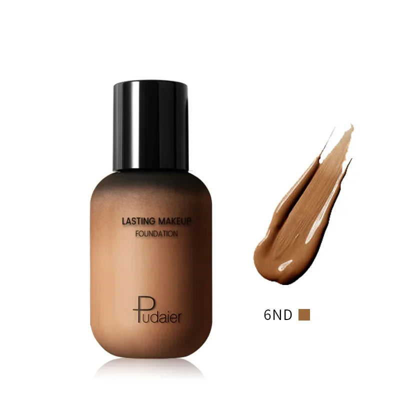 Face Foundation Makeup Base Cream Mineral Full Coverage Concealer No Cracking No Drying Waterproof Face Corrector