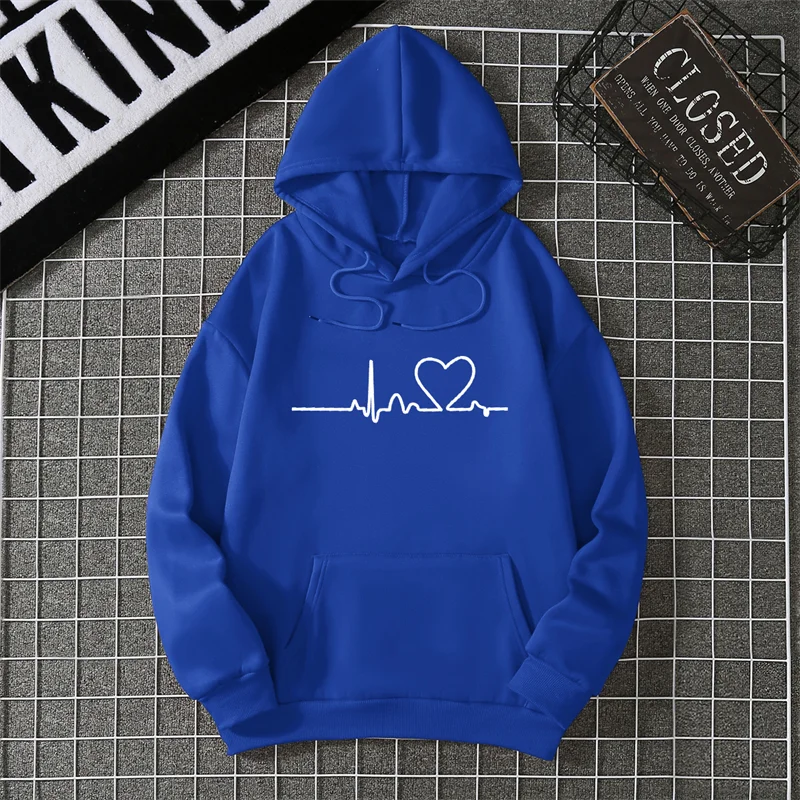 Women's Hoodie Pullover Sweatshirt - Casual Loose Fit Plus-Size