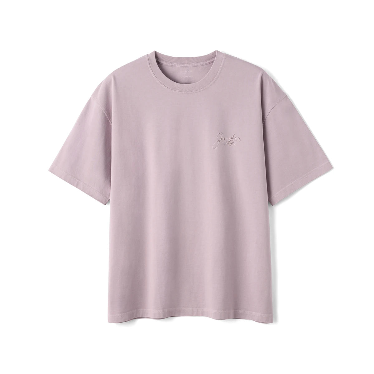 SIMWOOD 2026 Summer New 280gsm 100% Cotton Fabric T-shirts Men Washed Vintage Letter Print Tops Plus Size Tees