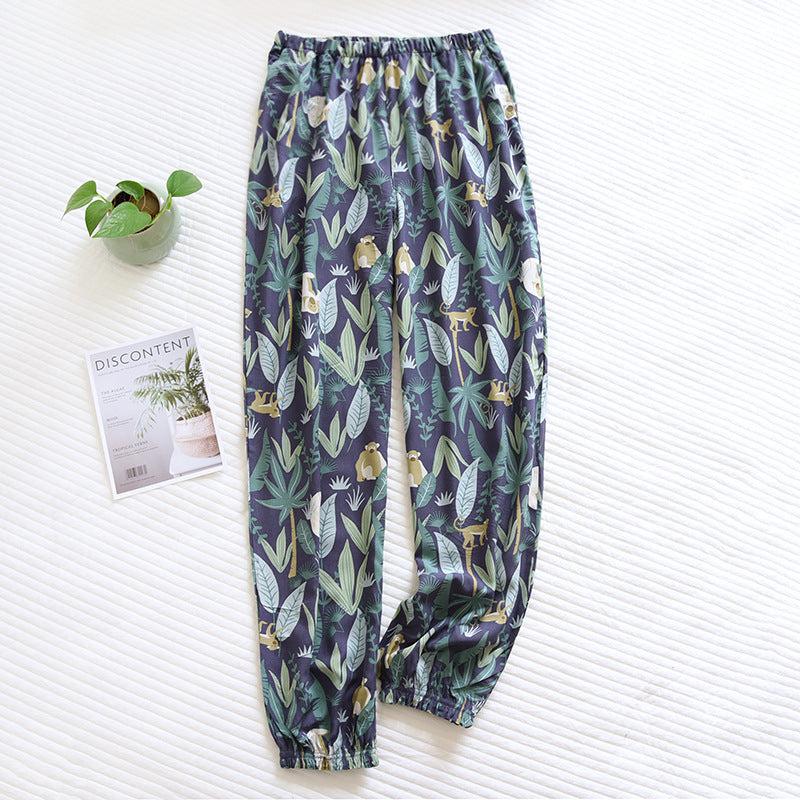 Cloud Cotton Story Women's Floral Pajama Pants - 100% Viscose Loose
