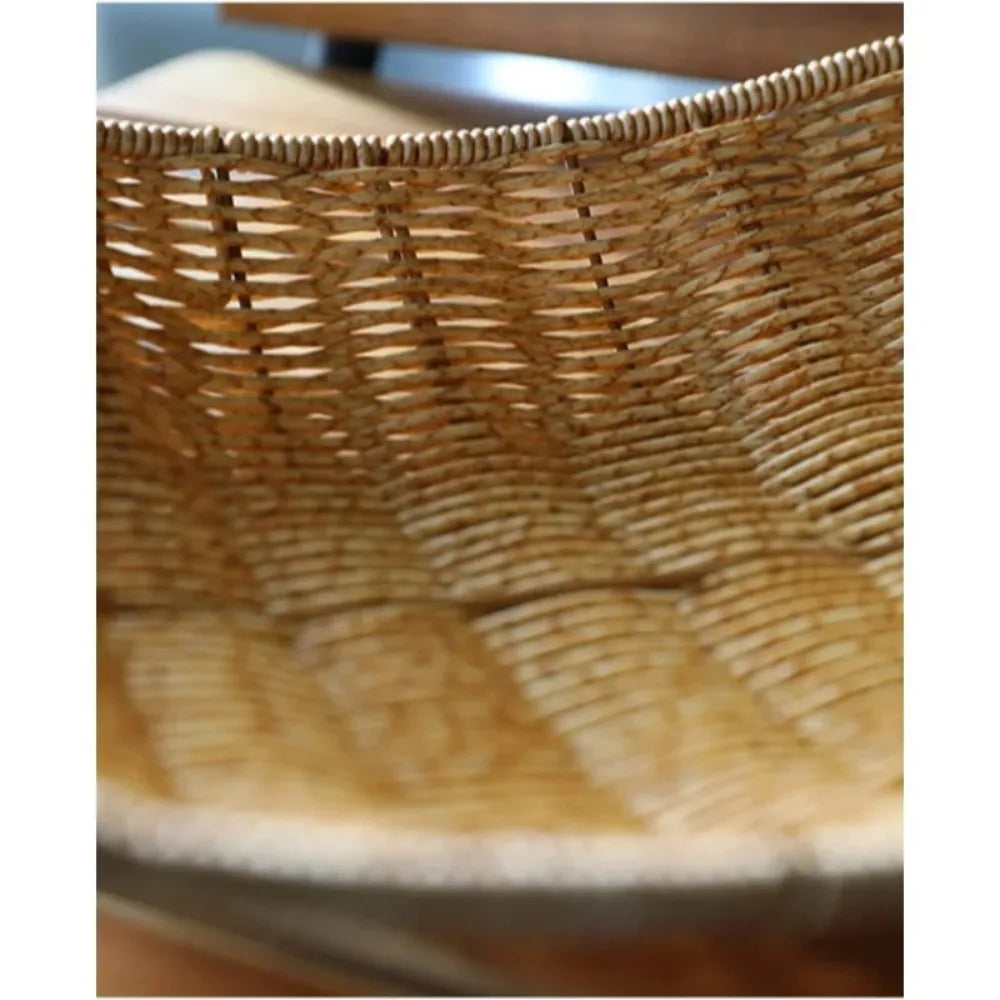 Handmade Rattan Storage Trays Multi-Purpose Home Decoration Crafts Snacks Breakfast Storage Basket Organization Box