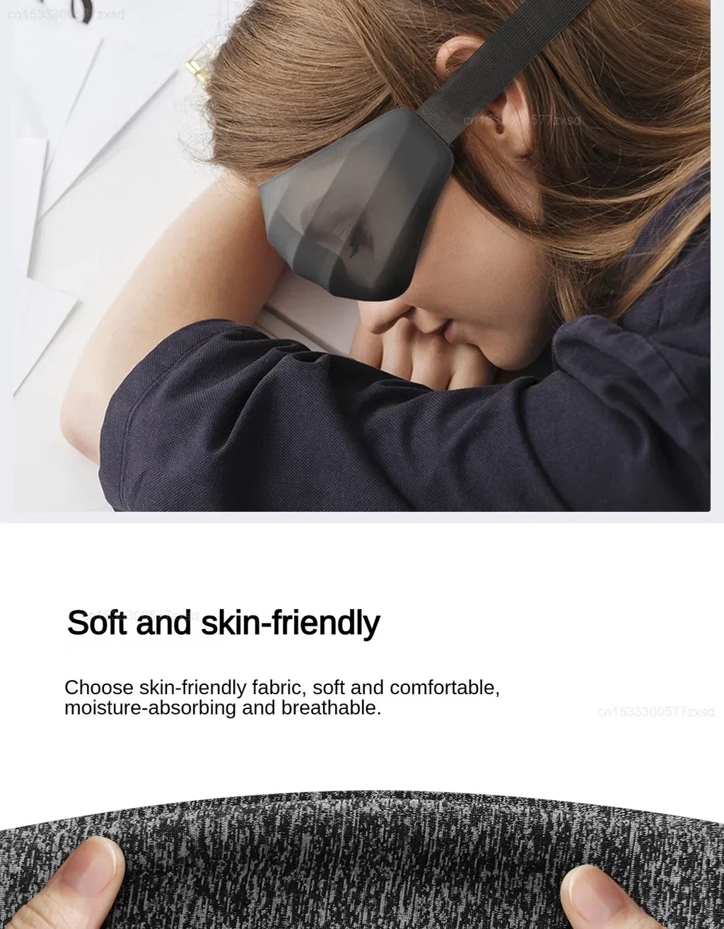 Dreamlight 3S Eye Mask Sleep 3D Stereoscopic Sleep Aid for Men Women Adult Portable for Sleeping Block Out Light Blinder