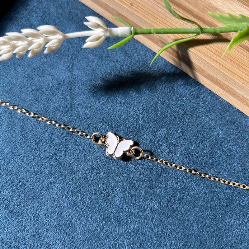 Trendy Lady Bracelet Alloy Women'S Love Butterfly Hand Jewelry Accessories Casual Bracelet Chain Gifts For Friends