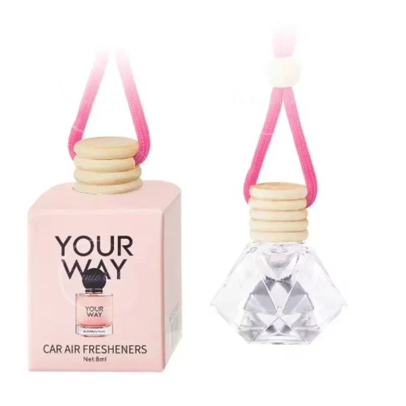 8ml Glass Bottle Car Air Freshener Hanging Perfume Diffuser
