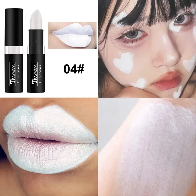 12 Colors Nude Lipstick Matte Velvety Vampire Makeup Punk Black Lip Gloss Smooth Waterproof Lasting Durable Dark Paint Cosmetics