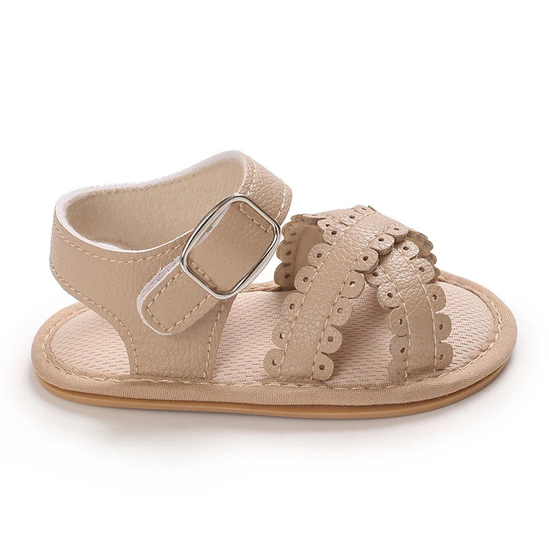 Summer newborn children's shoes, girls' sandals, children's shoes, outdoor casual walking shoes, 0-18 months old
