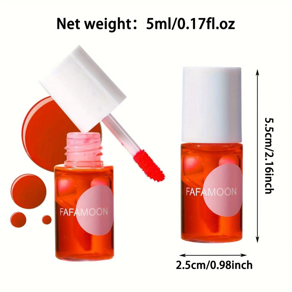 Fafamoon Fruity Lip Tint - Moisturizing Waterproof Liquid Lipstick
