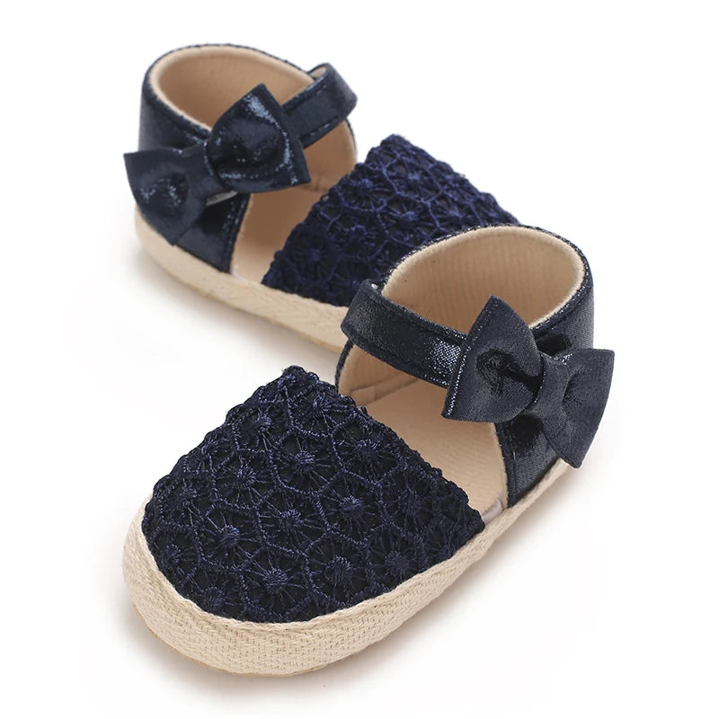 Four Season Blue Main Picture Comfortable and Lightweight Walking Shoes 0-12 Months Soft Sole Anti Slip Crawling Shoes