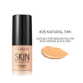 Focallure 8 colores Maquillaje base líquida de cobertura completa, corrector hidratante para el rostro