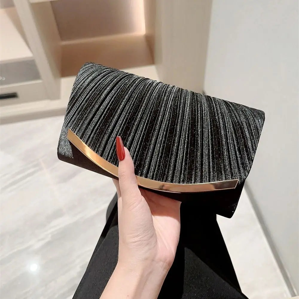 Elegant Glitter Evening Bags Chain Sequins Clutches Shoulder Bag Women Ladies