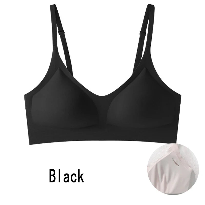 Women'S'S Bra, Seamless Underwear, Large Breasts, Small Breasts, Gathering, Thin Semi-Fixed Cup, Beautiful Back Bra, Sexy