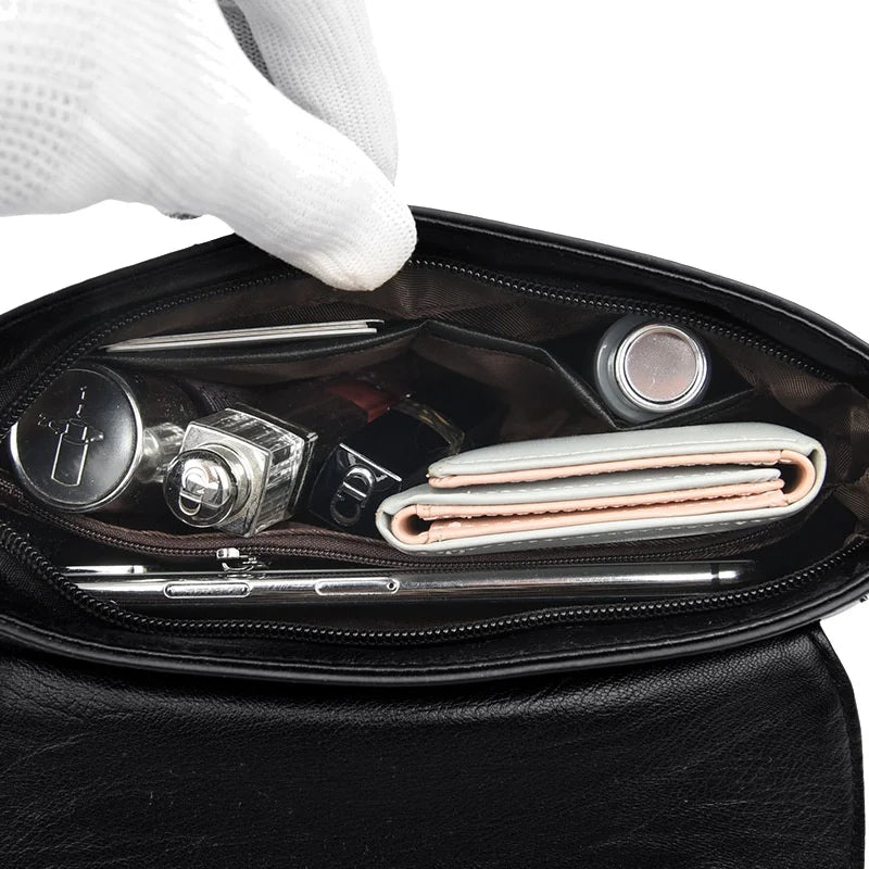 Soft Leather Crossbody Bag Large Capacity Fashionable Women's Shoulder Bag for Middle-Aged Mothers Hot Sale Of The Season New...