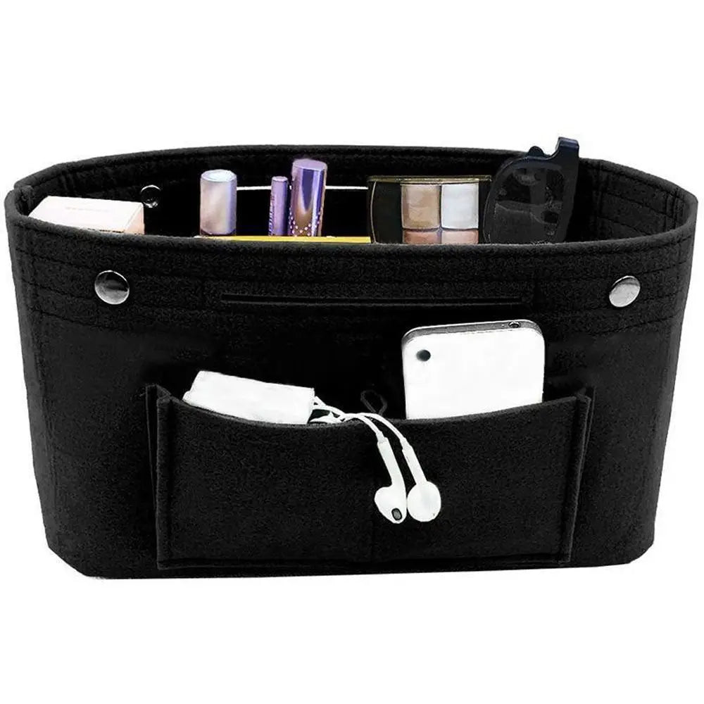 Women's Organizer Handbag Insert Bag Felt Travel Bag Insert Liner Purse Organiser Pouch
