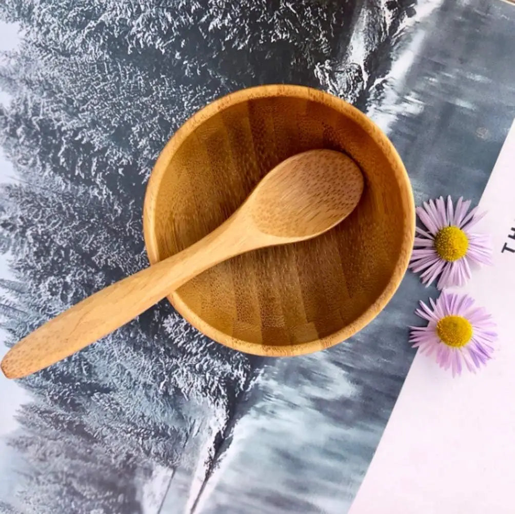 2pcs Mini Mask Mixing Bowl Set, DIY Mask Mixing Spoon Skin Care Tool, Mixing Spatula Tool to Use with Mask Bowl