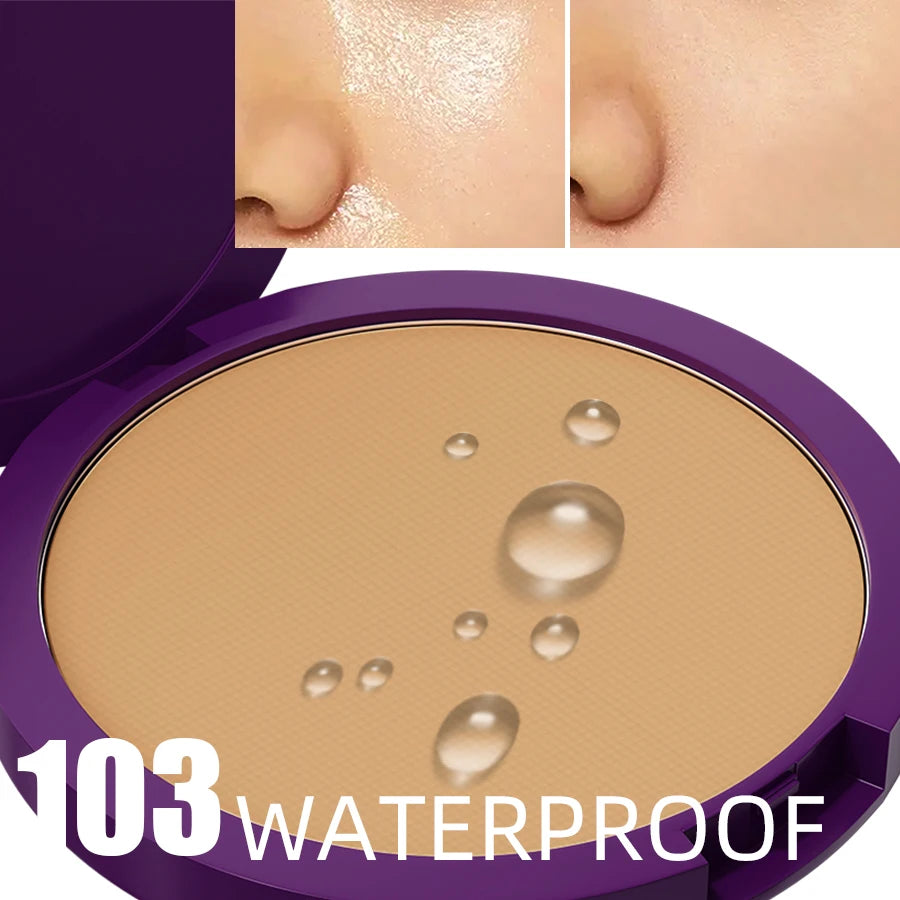 Powder Foundation Matte Full Coverage Longwear 24H Weightless Finish Five Shade Options For All Skin Tones