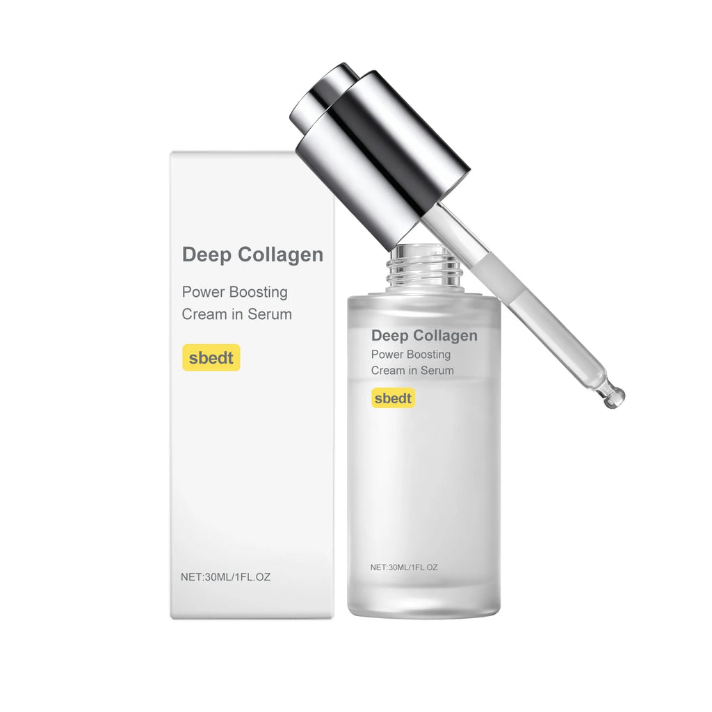 Deep Collagen Serum Moisturizing Brightening Skin Tone Improve Fine Line Enhance Elasticity Tightening Hydration Korean Skincare