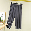 Modal Wide Leg Pants Women's Summer Loose Shorts Thin Casual Pants plus Size Sports Pants Wide Leg Pants Sleepwear